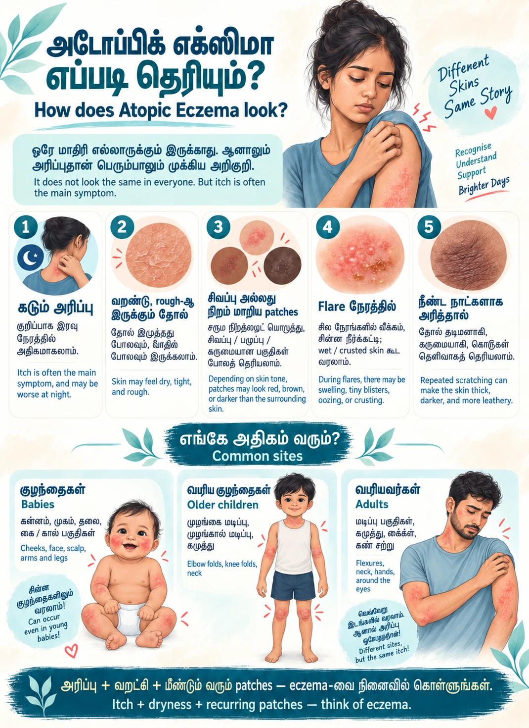 Poster 2: How does atopic eczema look?