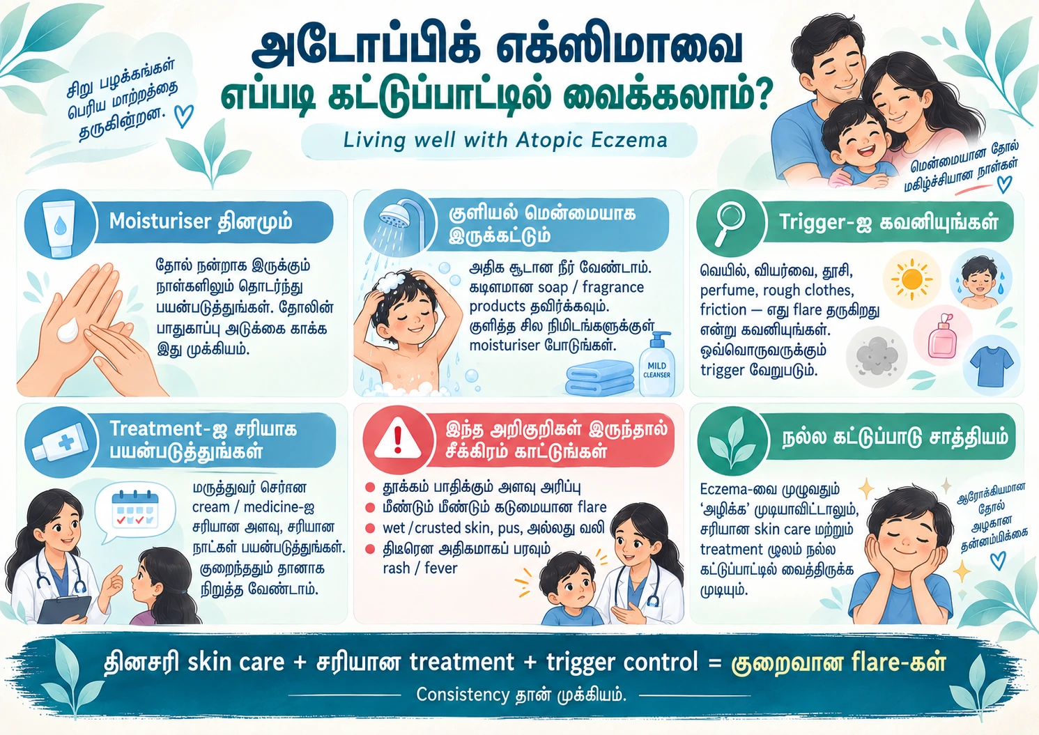Poster 6: Living well with atopic eczema