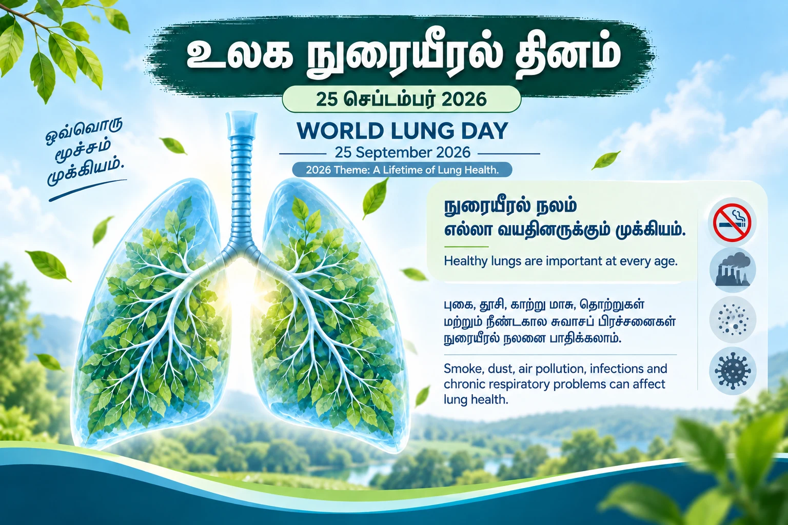 Poster 1: World Lung Day 2026 — A Lifetime of Lung Health
