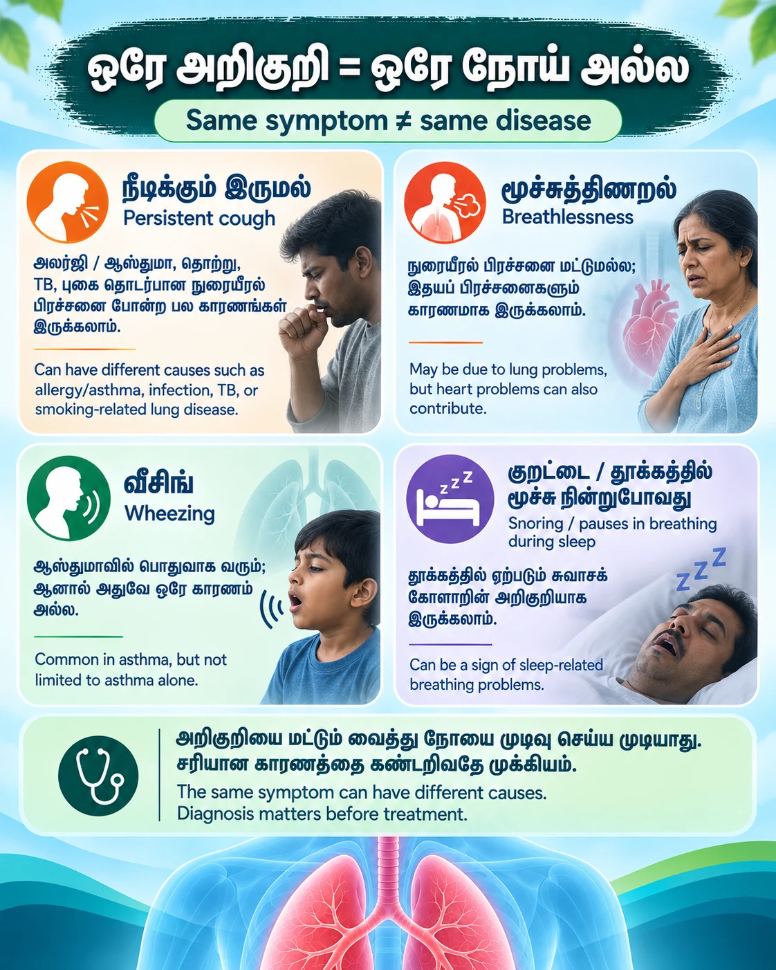 Poster 5: One symptom can have different causes